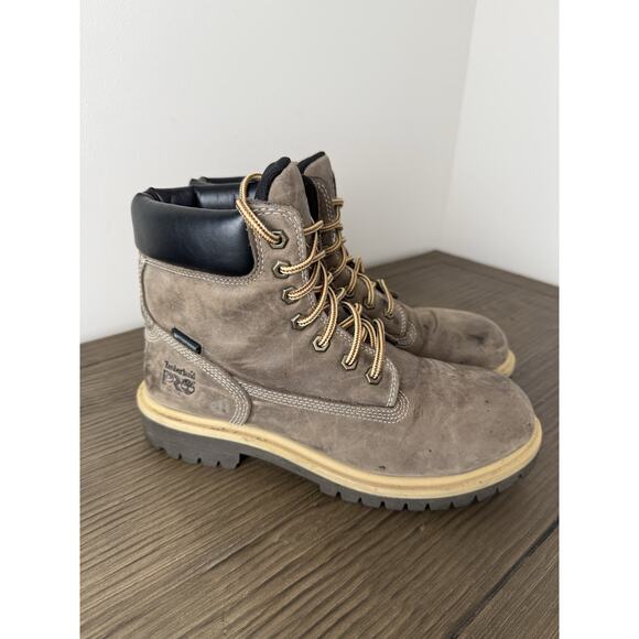 Timberland PRO Womens Direct Attach 6in Steel-Toe Work Boot Waterproof Brown 7.5 - Picture 1 of 9